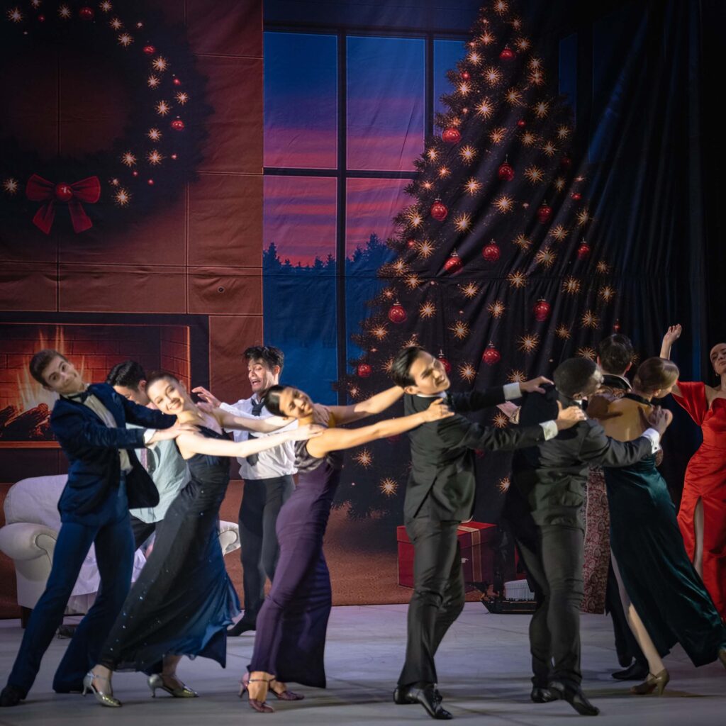 NEBT in Nutcracker party scene