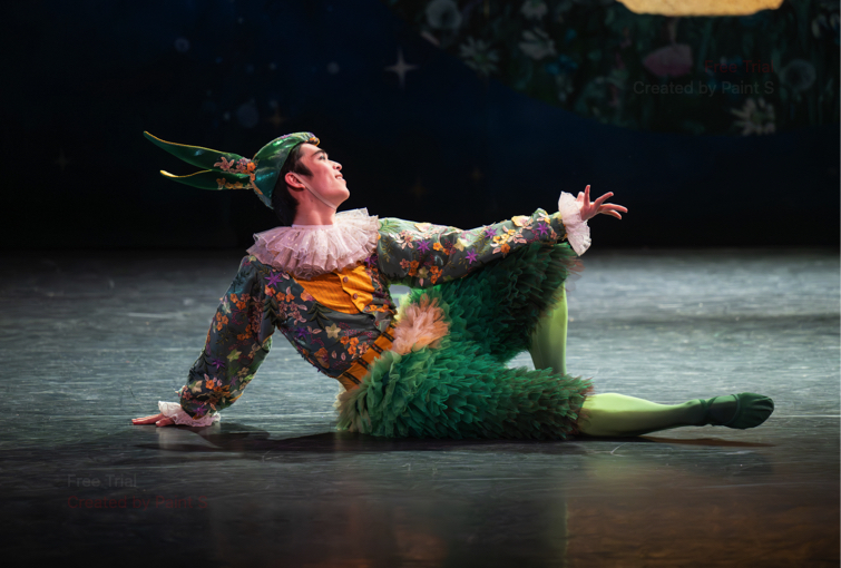 The Spring Hare ends his solo sitting on the floor