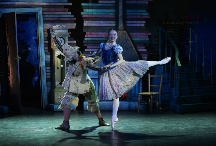 At her home Cinderella dances with a scarecrow come to life